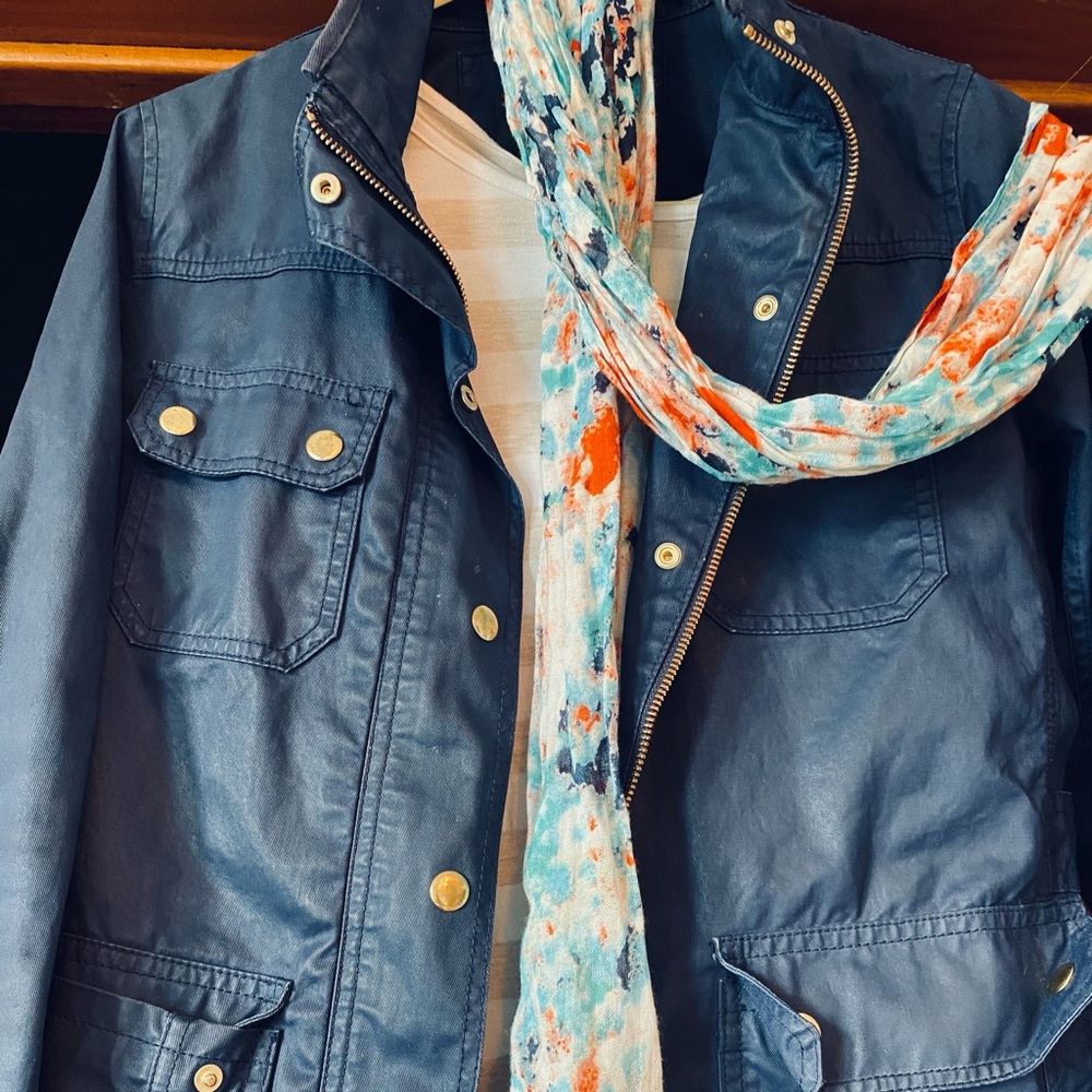 J Crew Navy Jacket Small